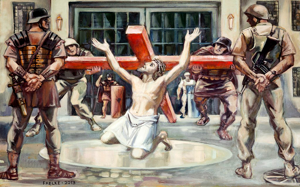 Ježíš pøijímá køíž