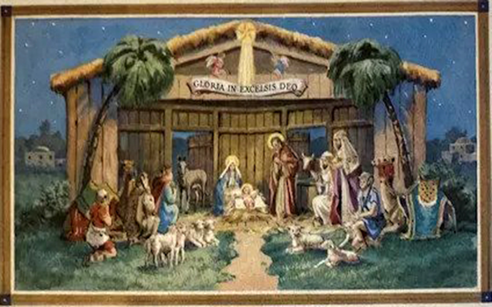 Nativity crib, Pfeffer